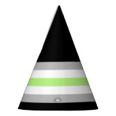 Agender Pride-vlag Feesthoedjes (Links)