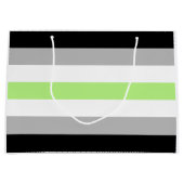 Agender Pride-vlag Groot Cadeauzakje (Voorkant)