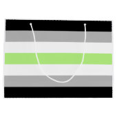 Agender Pride-vlag Groot Cadeauzakje (Achterkant)