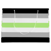 Agender Pride-vlag Groot Cadeauzakje (Voorkant)