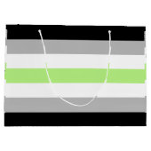 Agender Pride-vlag Groot Cadeauzakje (Achterkant)