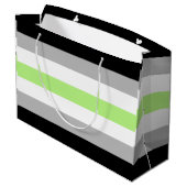 Agender Pride-vlag Groot Cadeauzakje (Achterkant Gekanteld)
