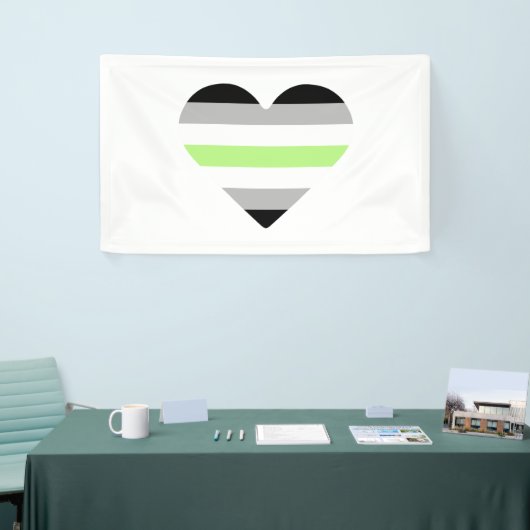 Agender Pride Vlag Hart Spandoek (Beurs)