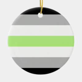 Agender Pride Vlag Keramisch Ornament