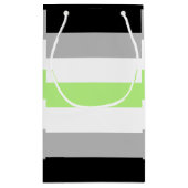 Agender Pride-vlag Klein Cadeauzakje (Achterkant)