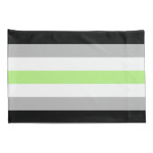 Agender Pride Vlag Kussensloop (Achterkant-Rechts)
