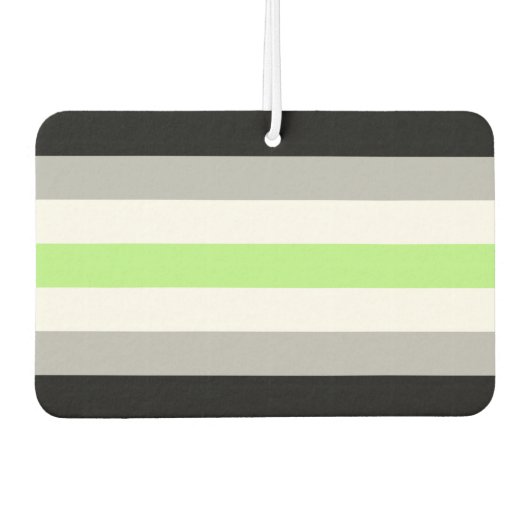 Agender Pride-vlag Luchtverfrisser (Voorkant)