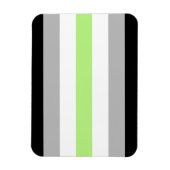 Agender Pride-vlag Magneet (Verticaal)