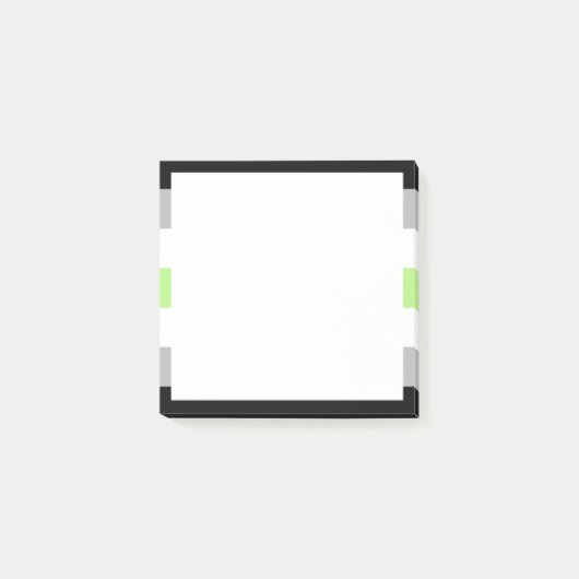 Agender Pride-vlag Post-it® Notes (Voorkant)