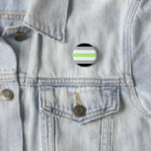 Agender Pride-vlag Ronde Button 3,2 Cm (In situ)