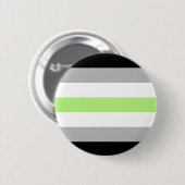 Agender Pride-vlag Ronde Button 5,7 Cm (Voorkant /achterkant)
