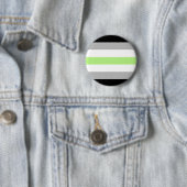 Agender Pride-vlag Ronde Button 5,7 Cm (In situ)