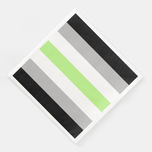 Agender Pride-vlag Servet (Hoek)