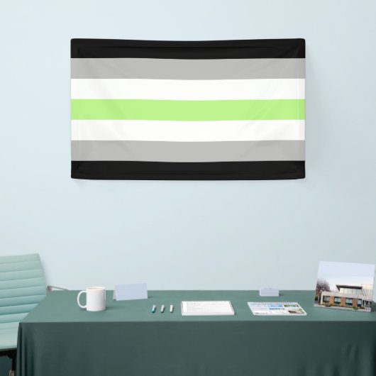 Agender Pride Vlag Spandoek (Beurs)