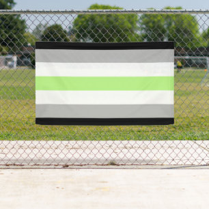 Agender Pride-vlag Spandoek