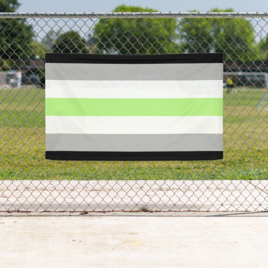 Agender Pride-vlag Spandoek (Insitu)