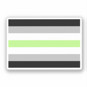 Agender Pride-vlag Sticker