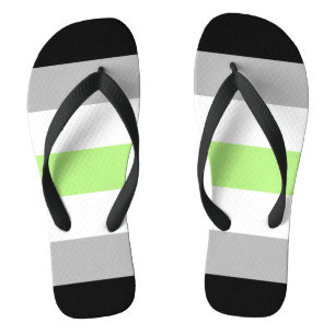 Agender Pride-vlag Teenslippers