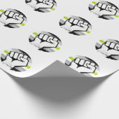 Agender Pride Vuist Cirkelprint Cadeaupapier (Hoek)
