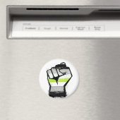 Agender Pride Vuist Magneet (Insitu (Vaatwasser))