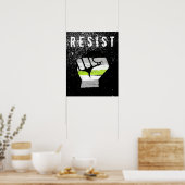 Agender Pride Vuist Poster (Keuken)