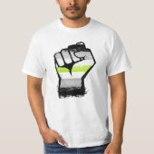Agender Protest Fist T-shirt (Voorkant)