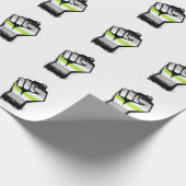 Agender Protest Vuist Cadeaupapier (Hoek)