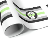 Agender Protestvlag Cadeaupapier (Rol Hoek)