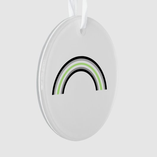 Agender Rainbow Ornament (voorkant)