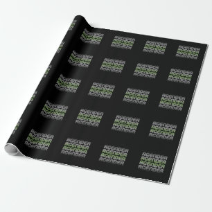 Agender Retro Pride Cadeaupapier