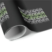 Agender Retro Pride Cadeaupapier (Rol Hoek)