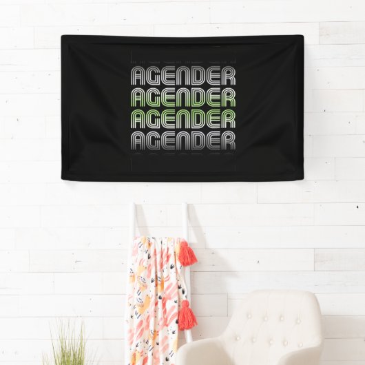 Agender Retro Pride Spandoek (Insitu)