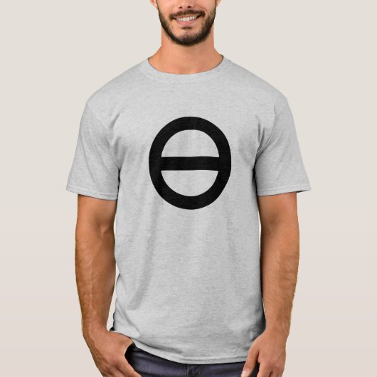 Agender Symbool T-shirt (Voorkant)