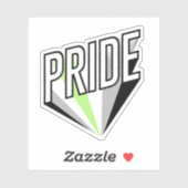 Agender trots barst sticker (Vel)