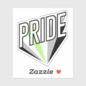 Agender trots barst sticker (Vel)