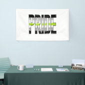 Agender trots woord spandoek (Beurs)