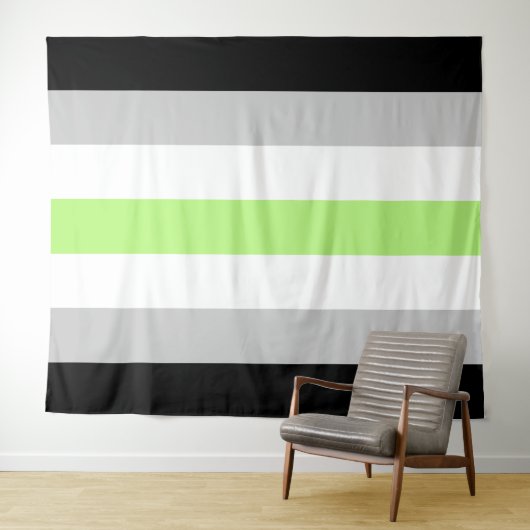 Agender Vlag Extra Groot LGBT Wandkleed (In Situ (horizontaal))