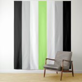 Agender Vlag Extra Groot LGBT Wandkleed (In situ)