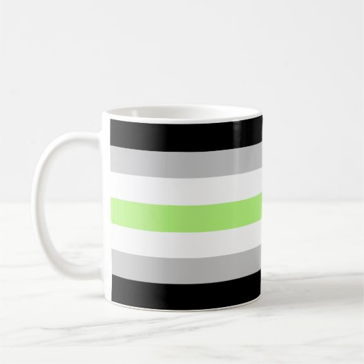 Agender Vlag Koffiemok (Links)