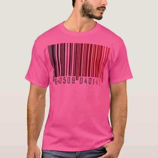 Agent 47-streepjescode t-shirt (Voorkant)