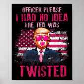 Agent alsjeblieft, ik wist niet dat de thee verdra poster (Voorkant)