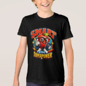 Agent Apple | Schattig 'Terug naar School' Mascott Tri-Blend Shirt (Voorkant)