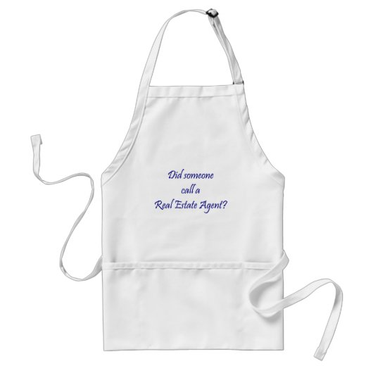 Agent Apron voor onroerend goed Standaard Schort (Voorkant)