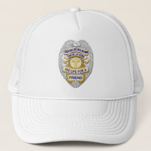 Agent Badge - Thin Blue Line Trucker Pet