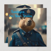 Agent Capybara: Het bewaren van de vrede, Bedankkaart (Voorkant / Achterkant)