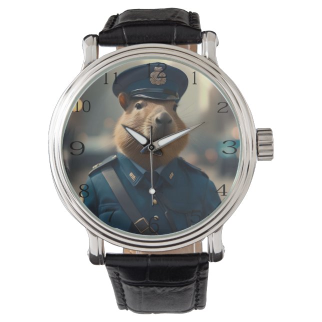 Agent Capybara: Het bewaren van de vrede, Horloge (Voorkant)