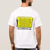 Agent Dingus - Mind Control T-shirt (Achterkant)