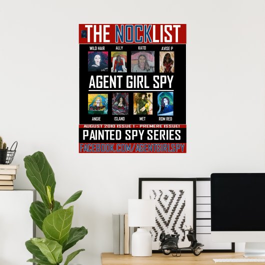AGENT GIRL SPY POSTER (Thuiskantoor)