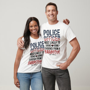 Agent hoogstwaarschijnlijk om bewijsmateriaal voor t-shirt