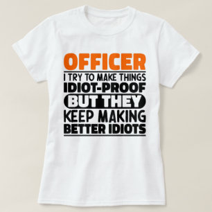 Agent Ik probeer het grappig te maken T-shirt
